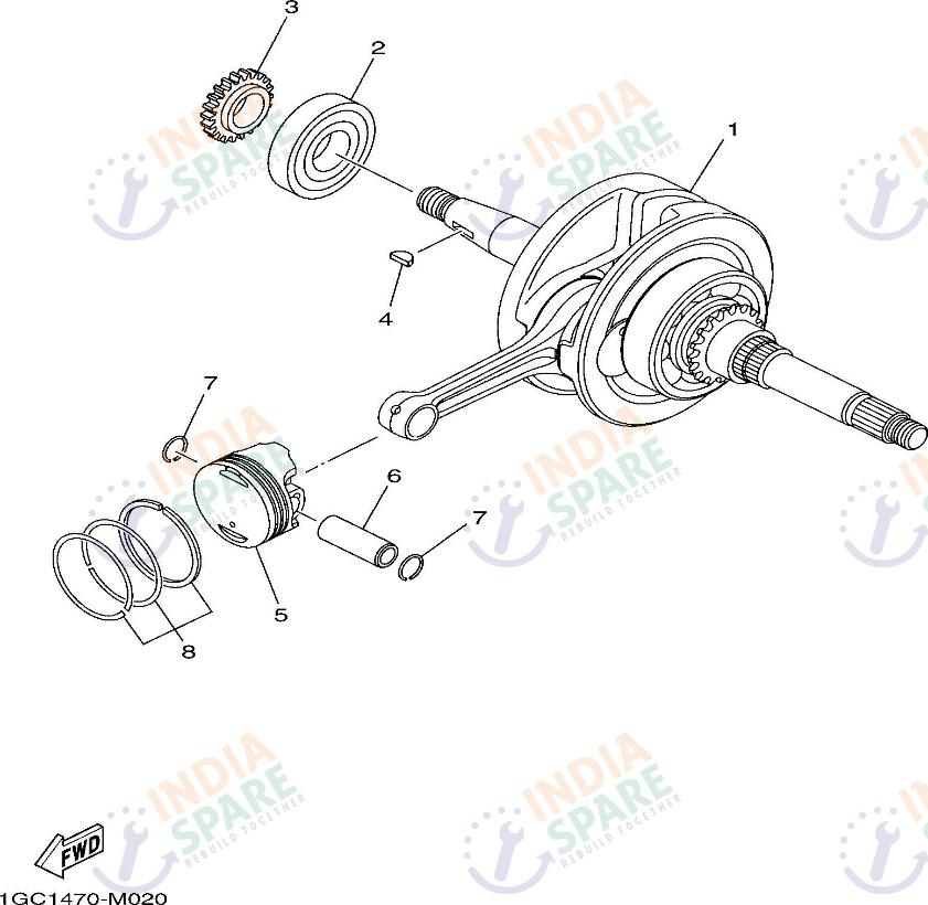 CRANKSHAFT & PISTON